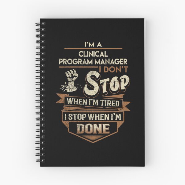 Item preview, Clinical Program Manager T Shirt - I Stop When Done Job Gift Item Tee designed and sold by paneczkopat.