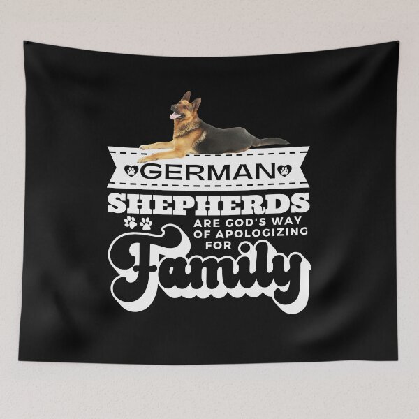 Item preview, Funny German Shepherd Family designed and sold by momofdoggos.