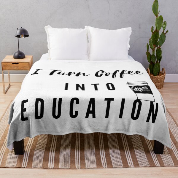 Item preview, Teacher Shirts, I Turn Coffee Into Education Teacher Shirt, Teacher T-Shirt, Funny Teacher Shirt, Teacher Life T-Shirt, Teacher Life, Teach designed and sold by Alexa5454.
