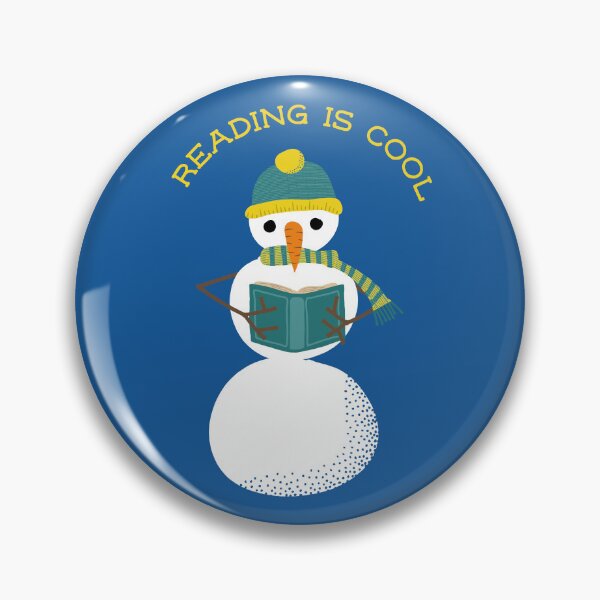 Item preview, Reading is Cool Snowman designed and sold by awkwarddesignco.