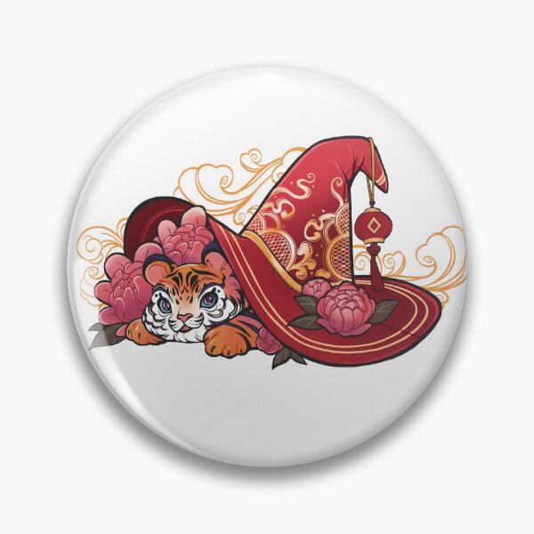 Item preview, Tiger witch hat designed and sold by Merih.