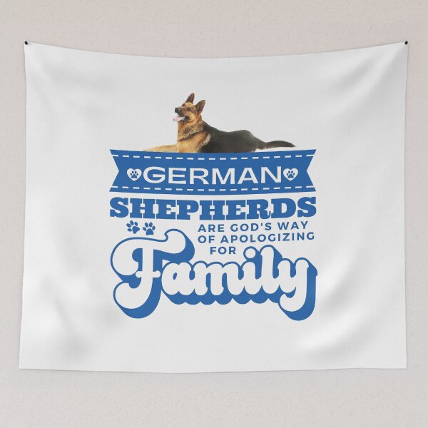 Item preview, Funny German Shepherd Family designed and sold by momofdoggos.