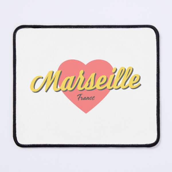 Item preview, Marseille France Retro Heart designed and sold by modeoftravel.