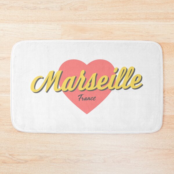 Item preview, Marseille France Retro Heart designed and sold by modeoftravel.