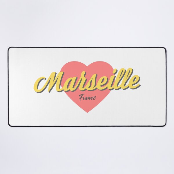 Item preview, Marseille France Retro Heart designed and sold by modeoftravel.