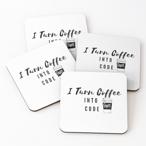 Item preview, Software Developer Shirt, Coffee Lover T-shirt, I Turn Coffee into Code Shirt, Coding Shirt, Coffee and Code Shirt, Computer Shirt designed and sold by Alexa5454.