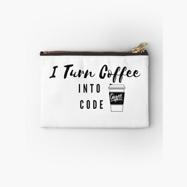 Item preview, Software Developer Shirt, Coffee Lover T-shirt, I Turn Coffee into Code Shirt, Coding Shirt, Coffee and Code Shirt, Computer Shirt designed and sold by Alexa5454.