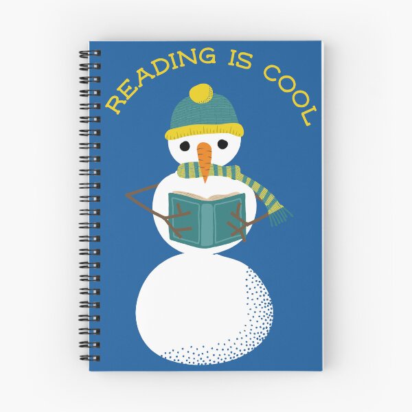 Item preview, Reading is Cool Snowman designed and sold by awkwarddesignco.