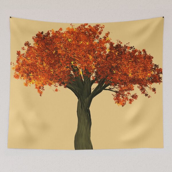 Item preview, Fiery Leaves in Autumn designed and sold by GauriGu.
