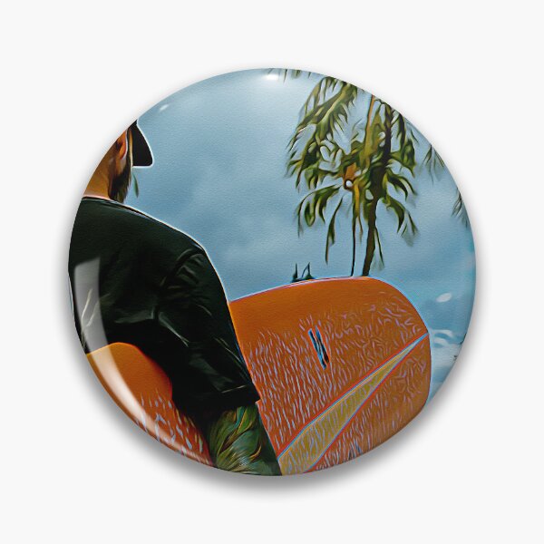 Item preview, Beautiful summer surfer atmosphere designed and sold by kispixart.