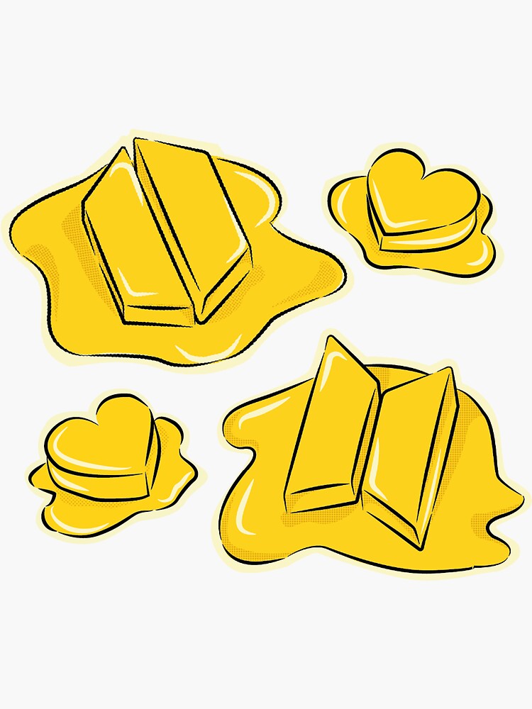 "Butter BTS x ARMY Logo" Sticker for Sale by JuharaAhmed Redbubble