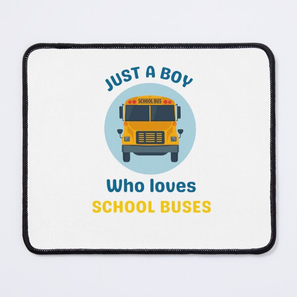 Item preview, Just a Boy Who Loves School Buses designed and sold by Sadhvika.