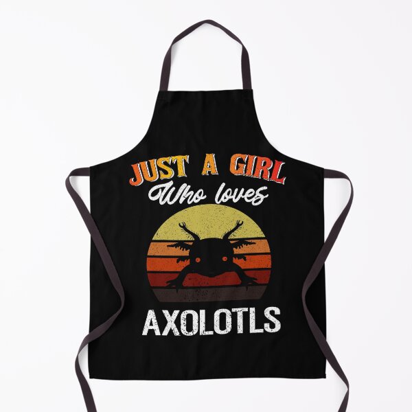 Item preview, Just a girl who loves axolotls Retro designed and sold by Artisan   Kimo.