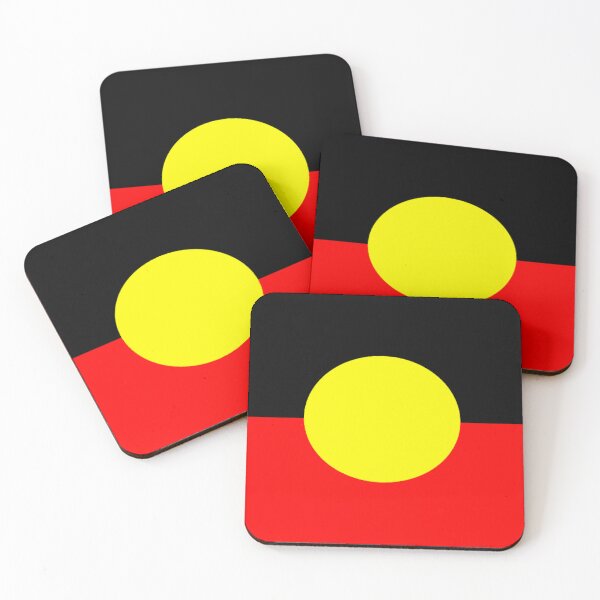 Item preview, Australian Aborigines Aboriginal Flag Australia designed and sold by Draculaura2009.