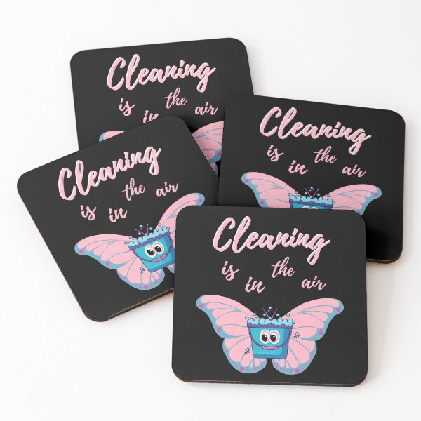 Item preview, Cleaning Is In The Air Spring Butterfly Cleaning Bucket Fun designed and sold by SavvyCleaner.