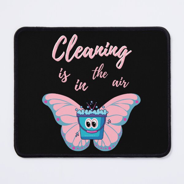 Item preview, Cleaning Is In The Air Spring Butterfly Cleaning Bucket Fun designed and sold by SavvyCleaner.