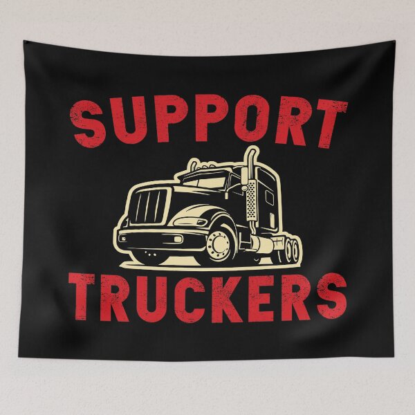 Item preview, Support Truckers Vintage Style  designed and sold by wingstar.