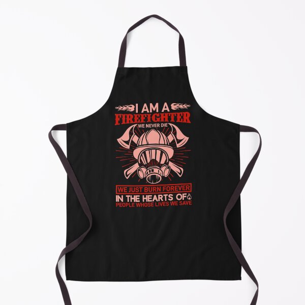 Item preview, Firefighter T-Shirt: Firefighters Never Die designed and sold by Funny-Tees4U.