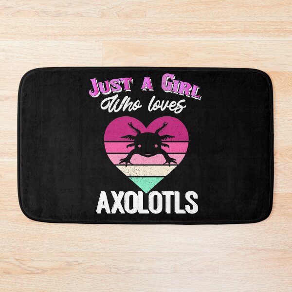 Item preview, Just a girl who loves axolotls Retro designed and sold by Artisan   Kimo.