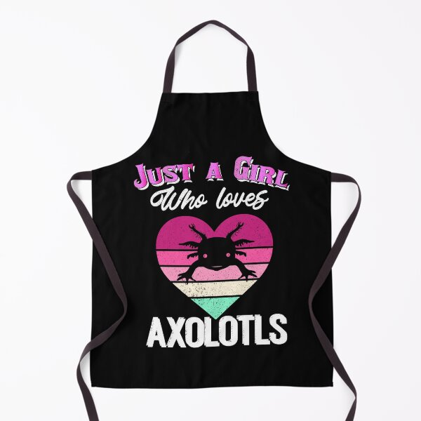 Item preview, Just a girl who loves axolotls Retro designed and sold by Artisan   Kimo.