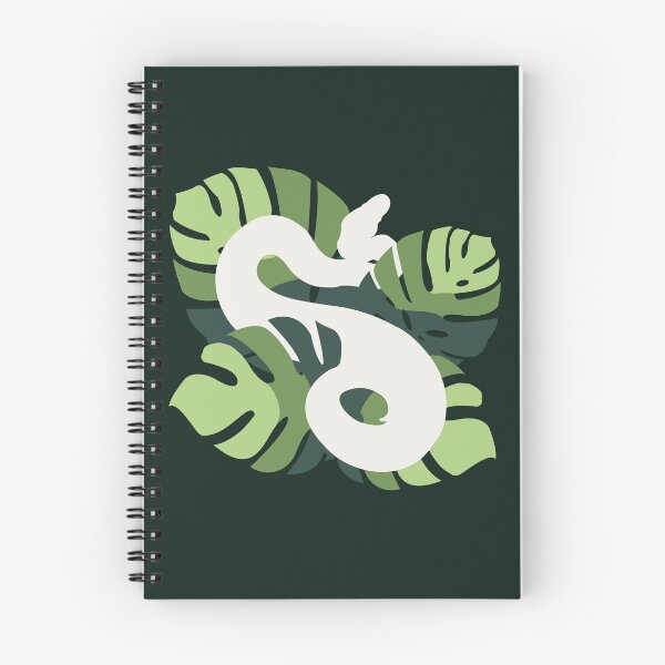 Item preview, Hike In The Forest in White Snake Green Colour Monstera Leaves designed and sold by Nerdynoods.