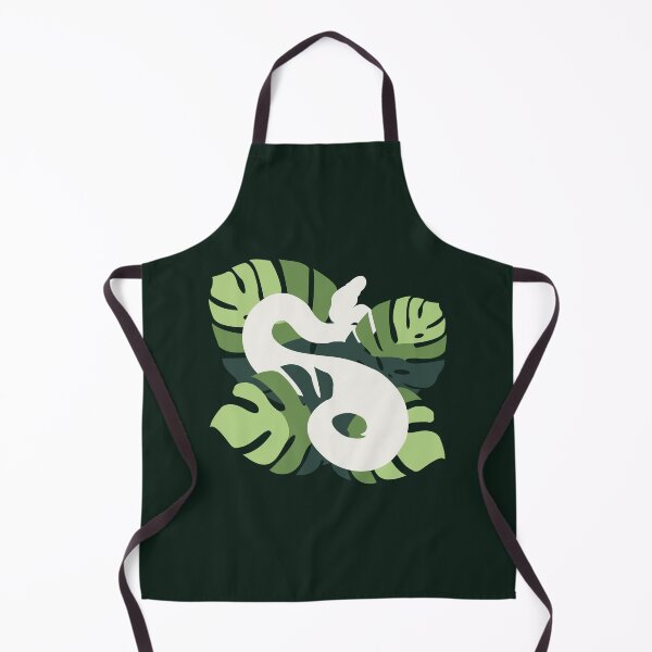 Item preview, Hike In The Forest in White Snake Green Colour Monstera Leaves designed and sold by Nerdynoods.