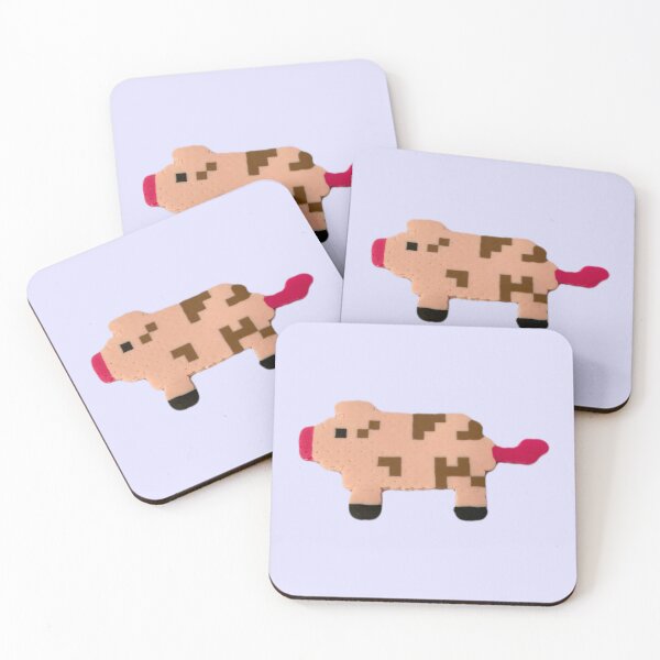 Item preview, Pig Perler Beads designed and sold by PemakateCalico.