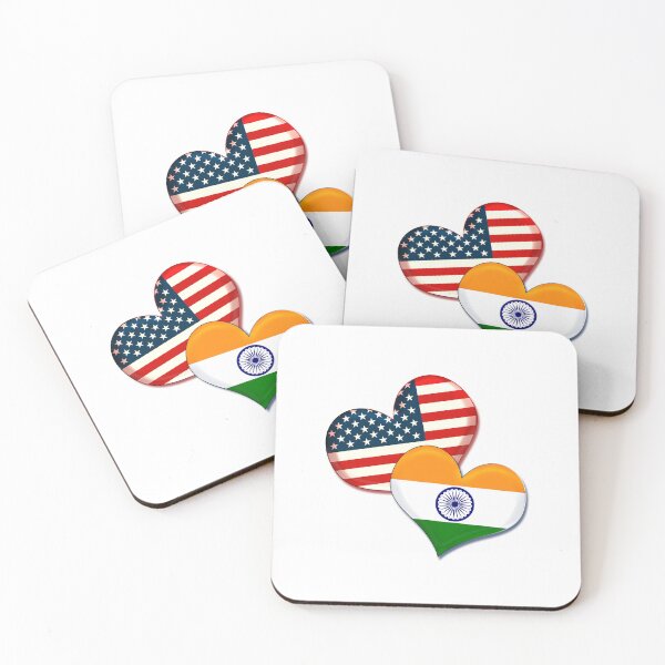 Item preview, USA and India hearts designed and sold by Gaspar Avila.