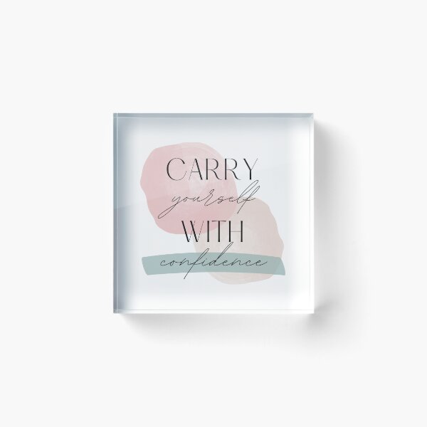 Item preview, CARRY yourself WITH confidence designed and sold by successmom.