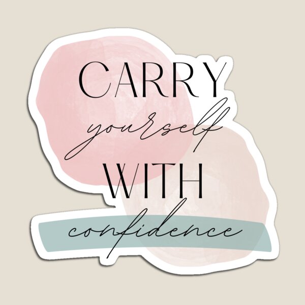Item preview, CARRY yourself WITH confidence designed and sold by successmom.