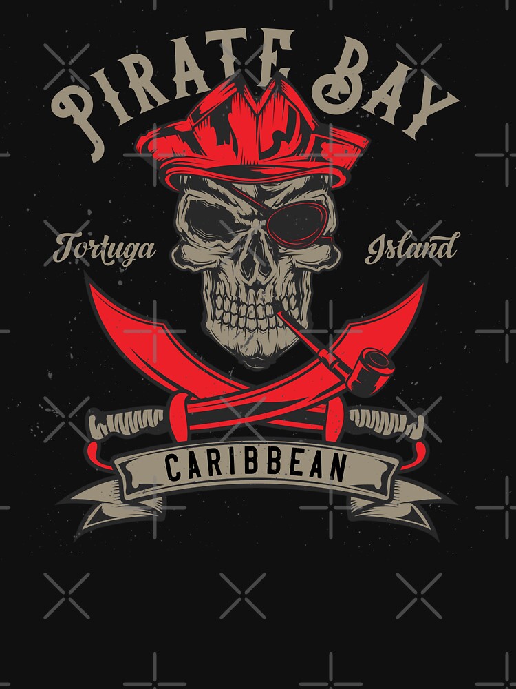  The Pirate Bay Logo Flag Crossbones Skull T-Shirt