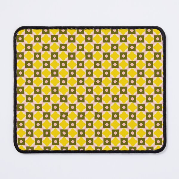 Item preview, Retro designed geometric flower pattern designed and sold by Jonnekesart.
