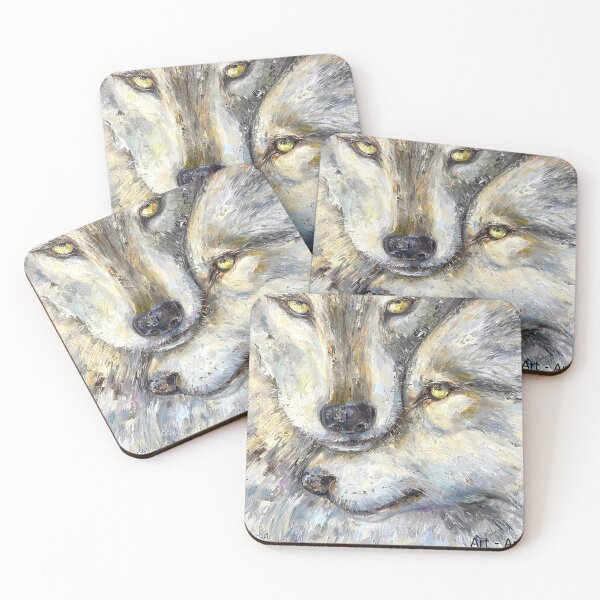 Item preview, Wolf and she-wolf. Love forever. designed and sold by Elena Reutova.