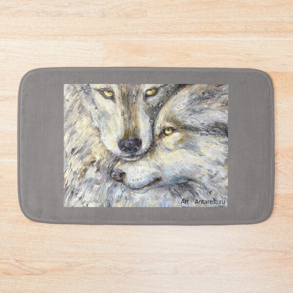 Item preview, Wolf and she-wolf. Love forever. designed and sold by Elena Reutova.