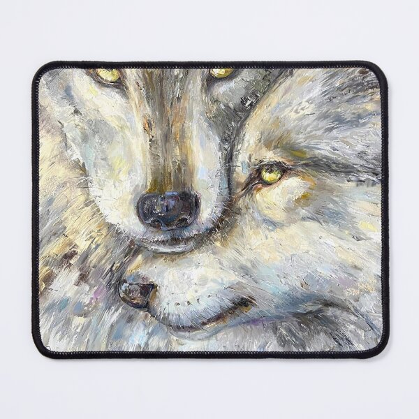 Item preview, Wolf and she-wolf. Love forever. designed and sold by Elena Reutova.