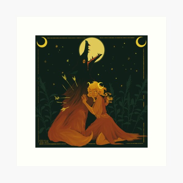 Aperçu de l'œuvre Artémis (version nuit étoilée) créée et vendue par Skyloftwings.
