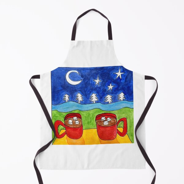 Item preview, Hot chocolate holiday night sky designed and sold by ArtOfCourse.