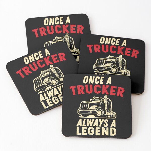 Item preview, Once A Trucker Always A Legend designed and sold by wingstar.