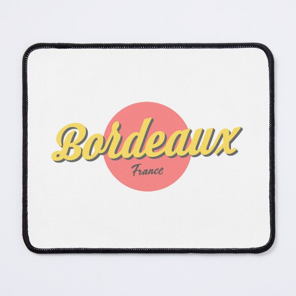 Item preview, Bordeaux France Retro Circle designed and sold by modeoftravel.