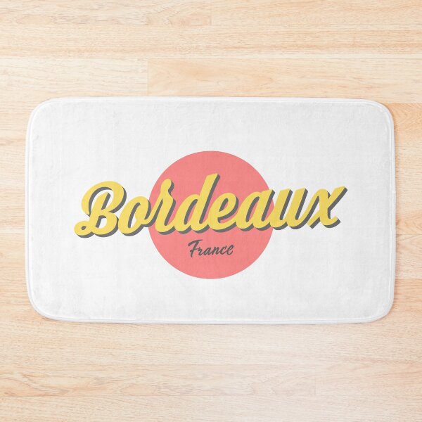 Item preview, Bordeaux France Retro Circle designed and sold by modeoftravel.