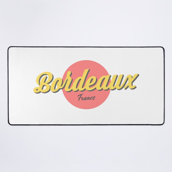Item preview, Bordeaux France Retro Circle designed and sold by modeoftravel.