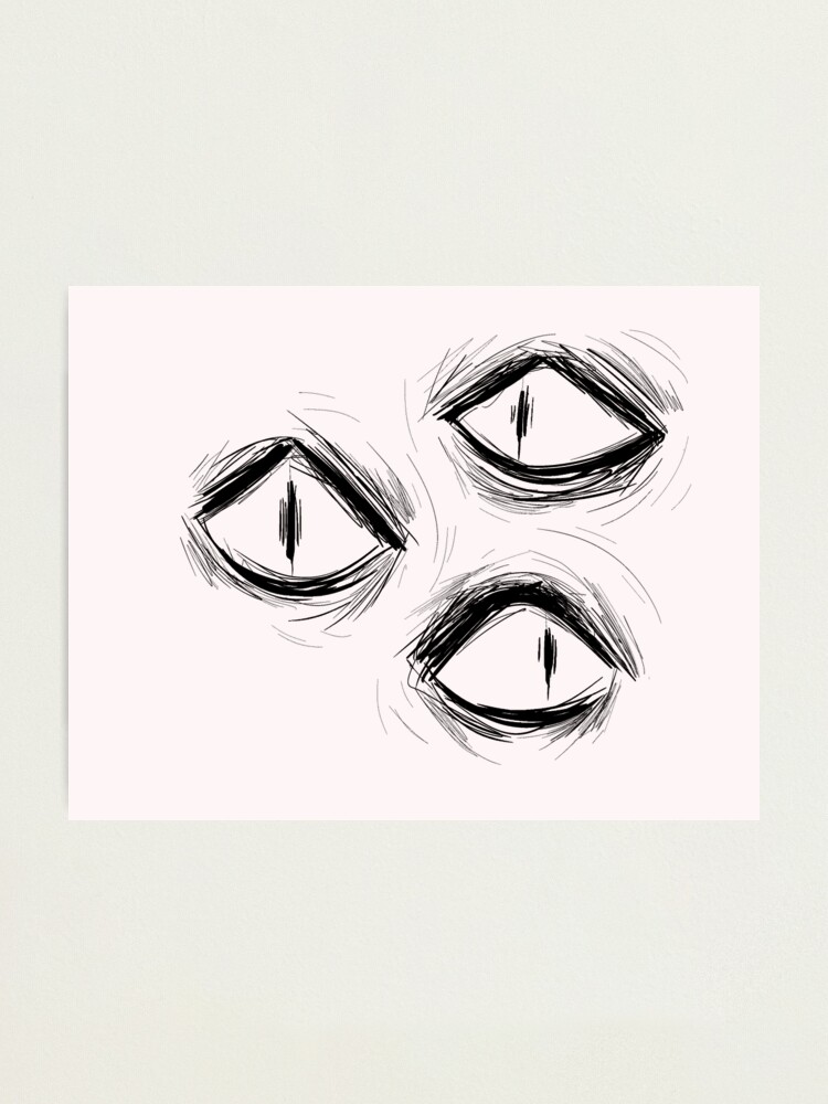 Now close your eyes」 デッサン画