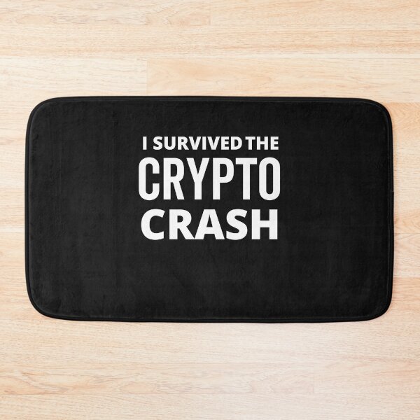 Item preview, I Survived Crypto Market Crash- Cryptocurrency crash 2021 designed and sold by Rainbow Designs.