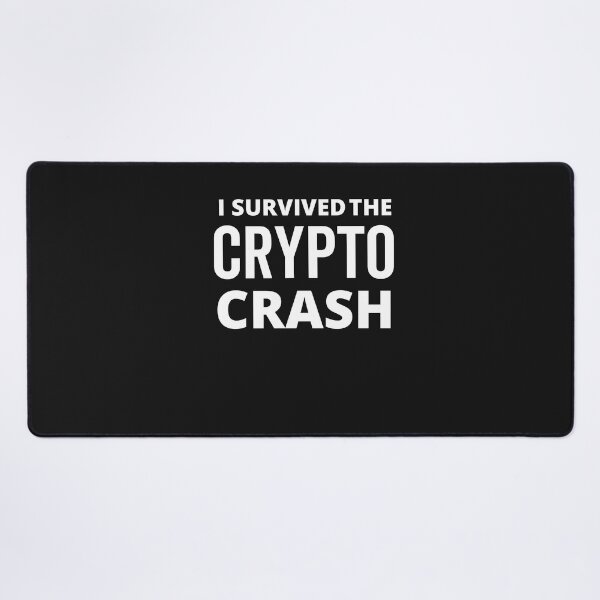 Item preview, I Survived Crypto Market Crash- Cryptocurrency crash 2021 designed and sold by Rainbow Designs.