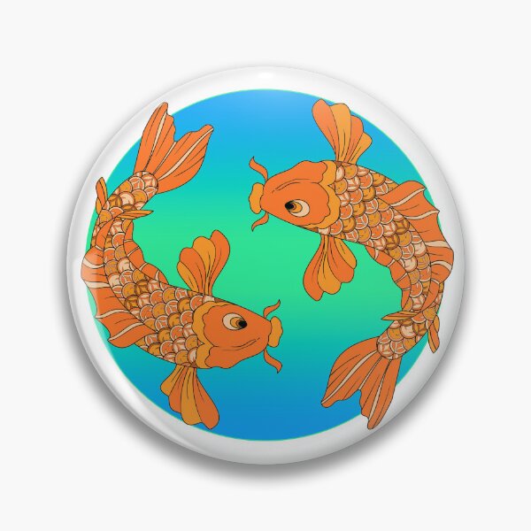 Item preview, A couple of cute Koi designed and sold by Viv Ainslie.