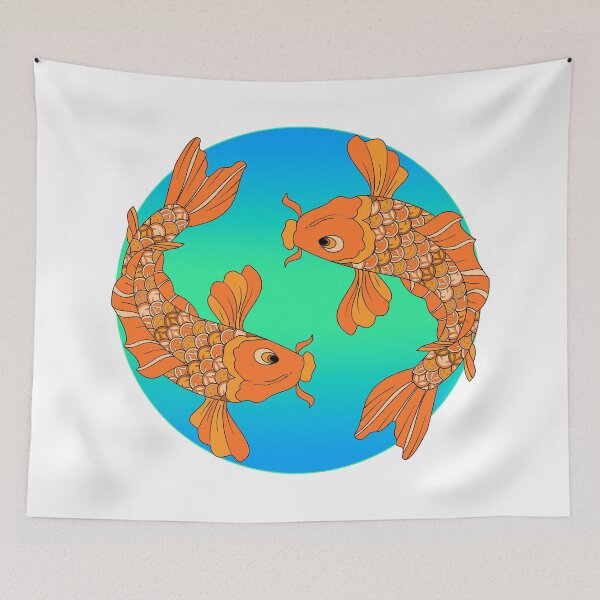 Item preview, A couple of cute Koi designed and sold by Viv Ainslie.