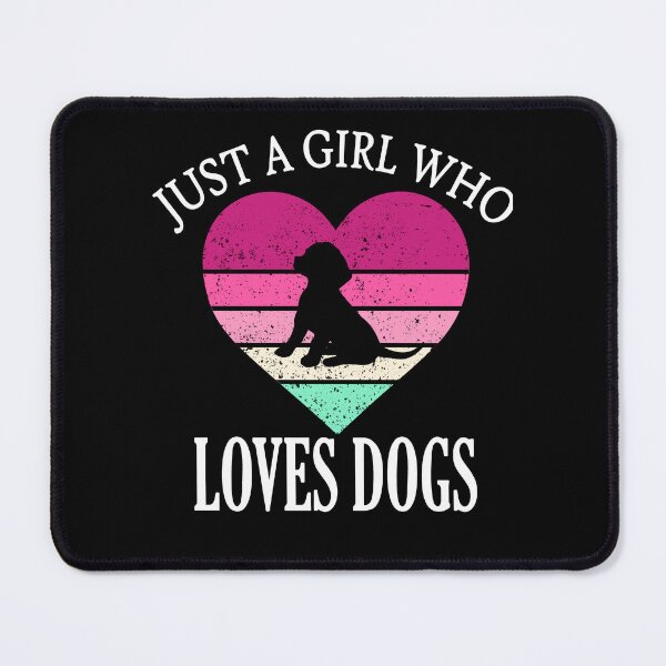 Item preview, Just A Girl Who Loves Dogs funny shirt Pet animal gift designed and sold by Artisan Kimo.