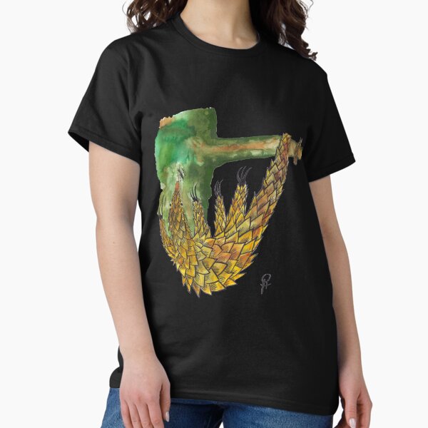 Gechilltes Schuppentier farbig Classic T-Shirt