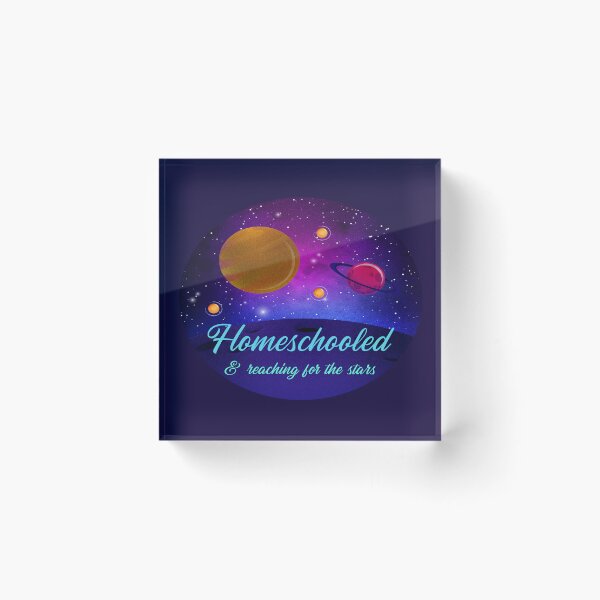 Item preview, Homeschooled & Reaching For The Stars  - Galaxy & Stars  designed and sold by LMcDs.