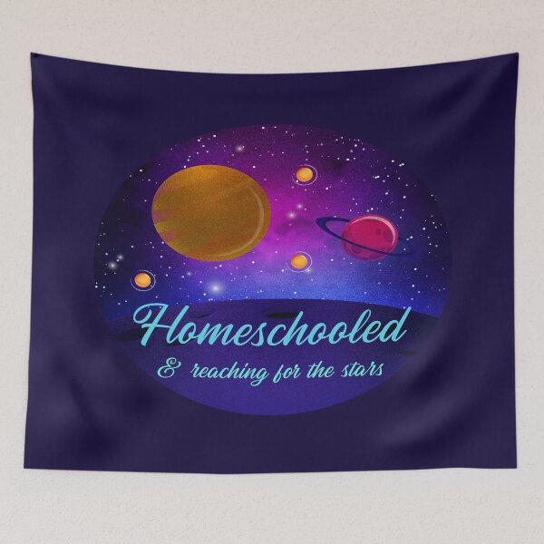 Item preview, Homeschooled & Reaching For The Stars - Galaxy & Stars designed and sold by LMcDs.